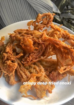 Foto resep Deep fried enoki