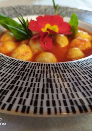 Foto di Chicche di ricotta,su passata di pomodorini
