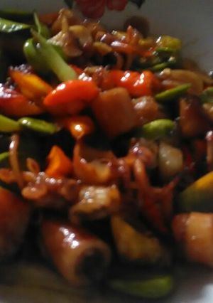 Foto resep Tumis cumi pete