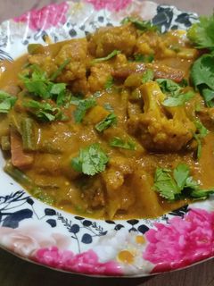 मिक्स वेज सब्ज़ी रेस्टोरेंट स्टाइल (mix veg sabzi restaurant style recipe in Hindi) रेसिपी मुख्य फोटो