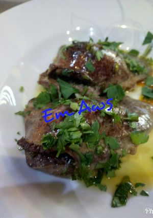 صورة لوصفة الطحالات المحشية 😋😋😍