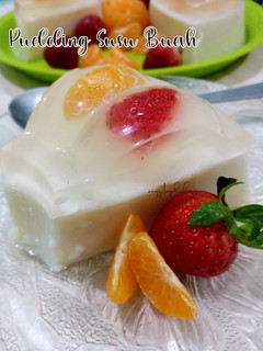 Foto resep Pudding Susu Buah