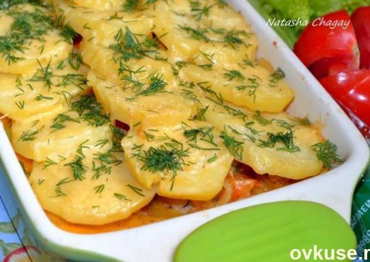 Treska Zapechennaya S Kartofelem Poshagovyj Recept S Foto Avtor Recepta Olga Nikitina Redaktor Cookpad Cookpad