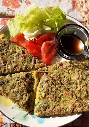 عکسی از دستور کوکو سیب زمینی