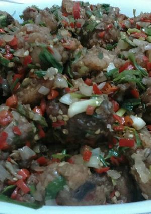 Foto resep Ayam goreng bumbu cabe