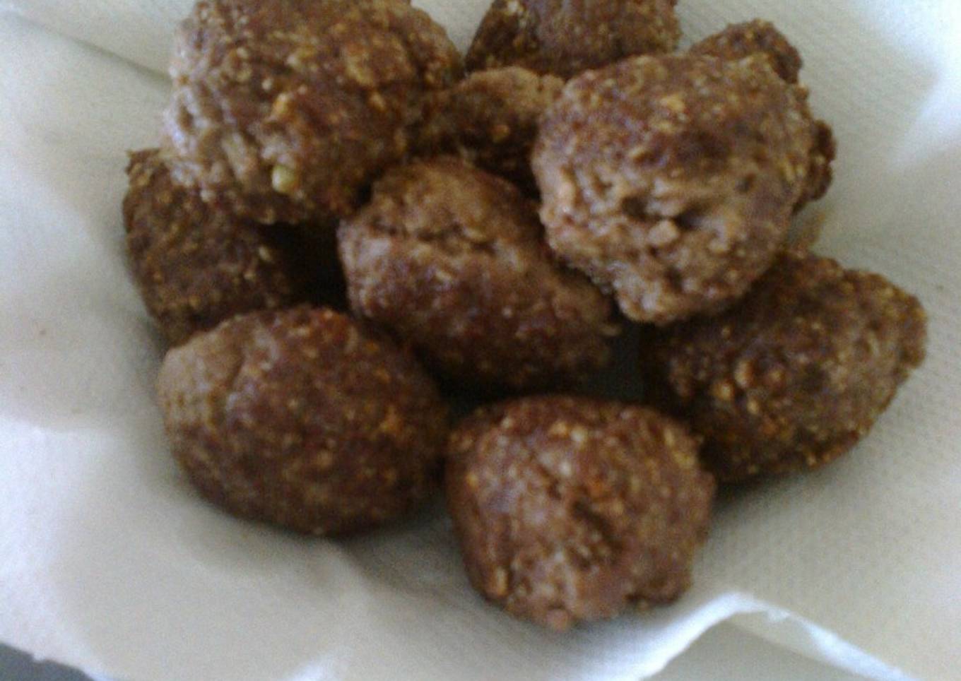 Croquetas de carne molida y avena