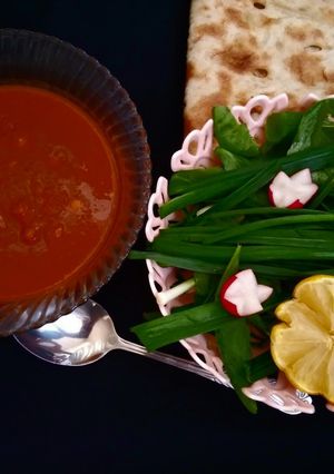 عکسی از دستور خوراک لوبیا