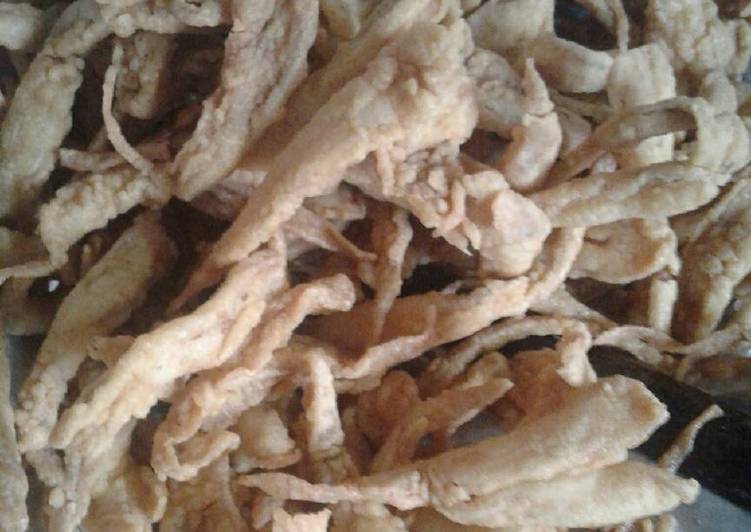 Resep Kripik jamur tiram yang Bikin Ngiler