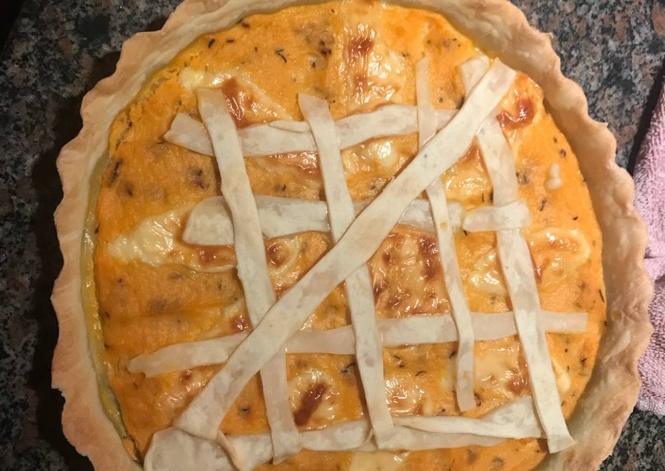 Torta de calabaza rápida y light