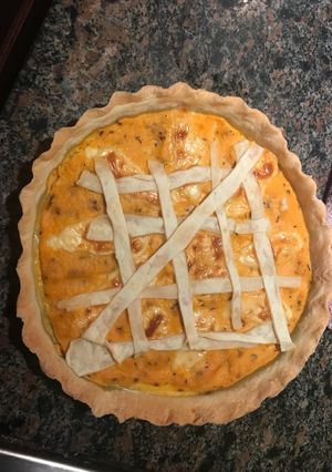 Una foto de Torta de calabaza rápida y light