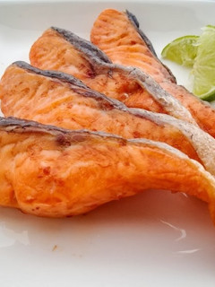 A picture of Salmon Shioyaki.