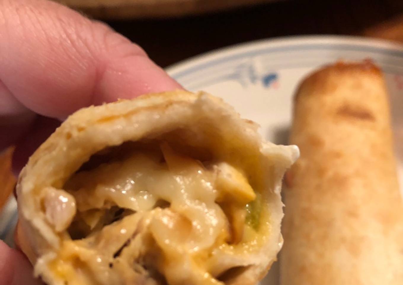 Chicken and cheese taquito