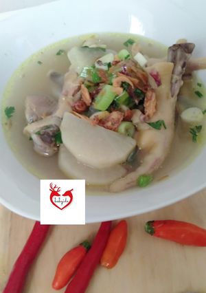 Foto resep Soto Ceker Lobak