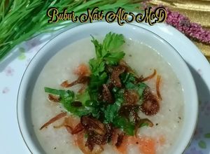 Gambar Bubur Nasi Ala McD