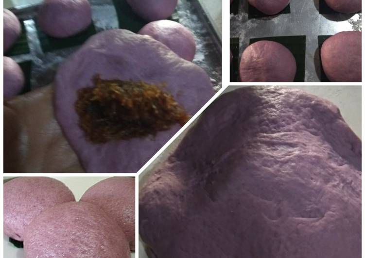 Resep Bakpao (Pao) ubi ungu yang mudah