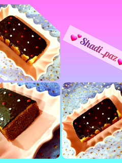 عکسی از دستور کیک آرد برنج شکلاتی😋