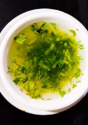 A picture of Coriander Cucumber Soup.