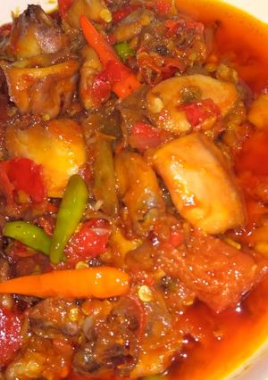 Foto resep Cumi Asin sambal pedas Simple