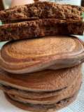 Tortitas de avena de chocolate