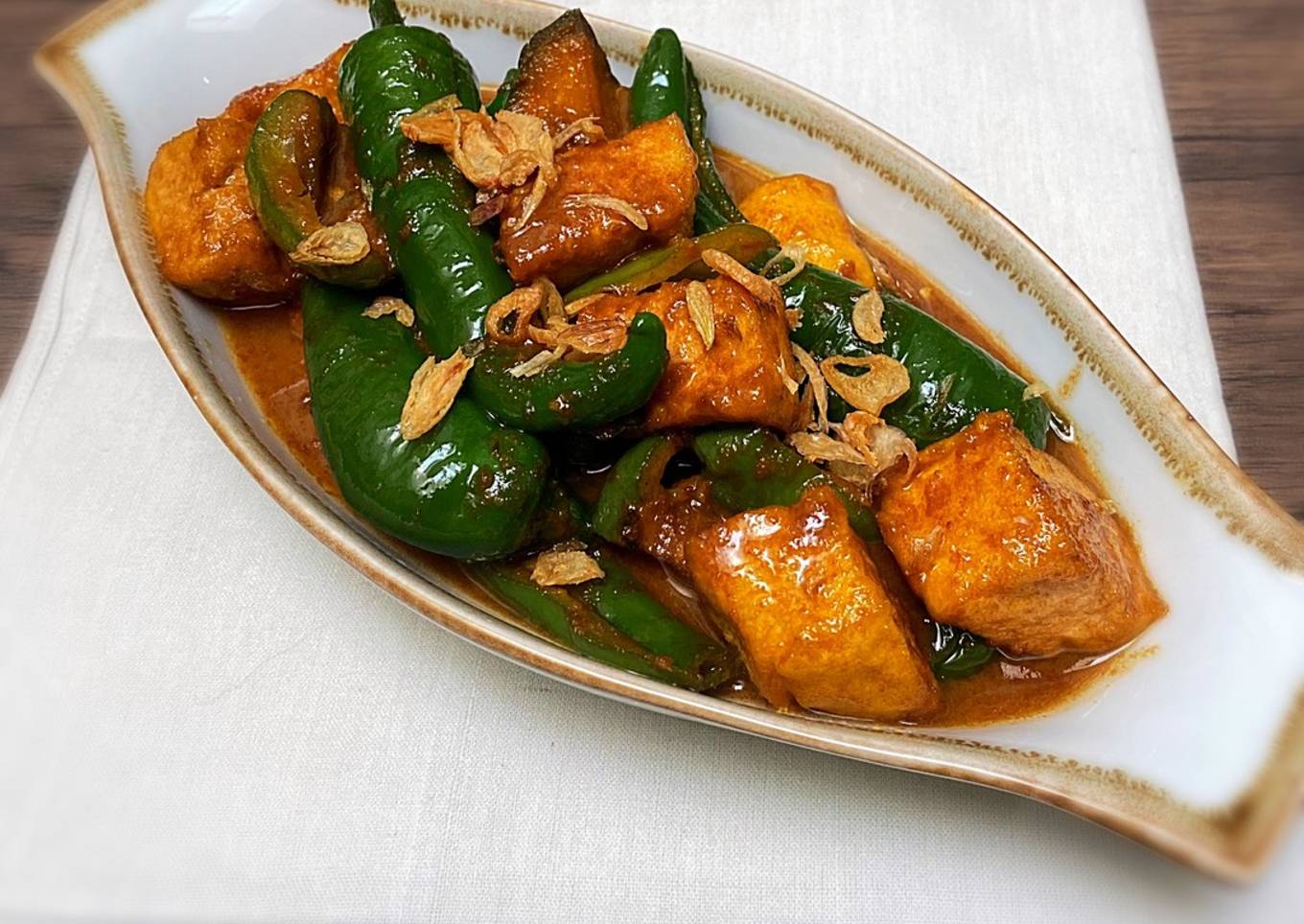 Tumis Tahu Cabe Ijo