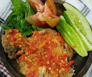 Resep Terbaik Ayam Geprek Sambal Sukasuka Mantul Banget
