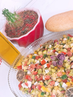 عکسی از دستور سالاد کدو رژیمی