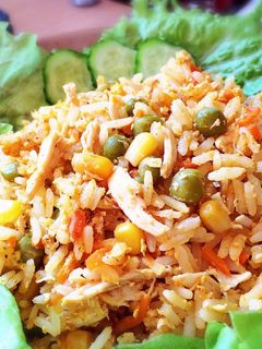 Foto resep Russian Chicken & Veggies Plov (Rice Pilaf) Simpel dengan Rice Cooker