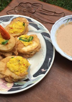 Foto resep Telur Pecel Isi Ayam