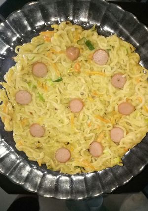 Foto resep Pizza mie telur ala bumil