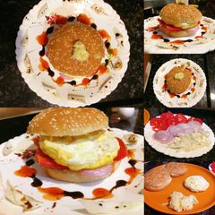 A picture of Swedeshi McEgg Burger.