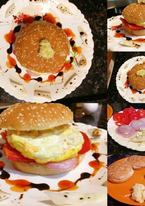 A picture of Swedeshi McEgg Burger.
