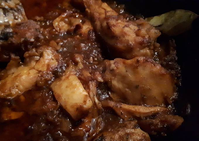 Чахохбили на скорую руку