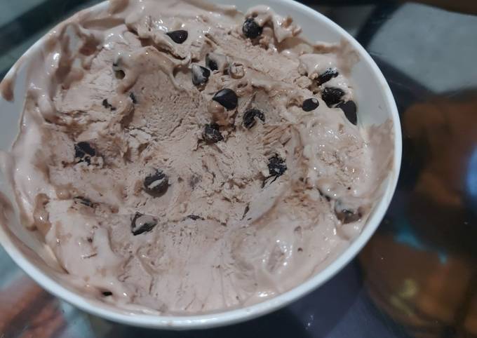 Resep Es Krim Coklat Chocochips Homemade Oleh F.natalia - Cookpad