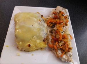 Foto principal de Pescado con vegetales (en bifera de essen)
