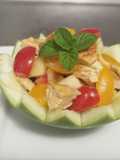 Insalata di barattiere e pollo aromatico