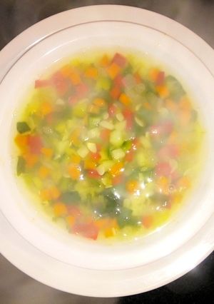 Una foto de Sopa de verduras 🥕🥔🌽🥒🍠