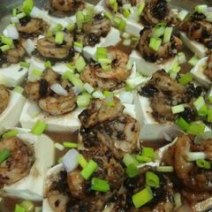 A picture of Toufu steam shrimp.