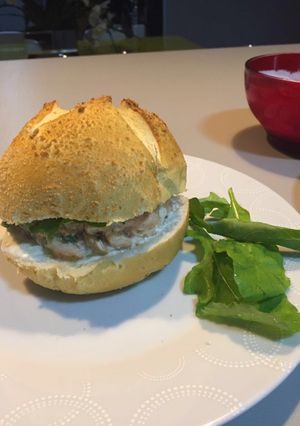 Foto de Hambúrguer de Salmão com Limão Siciliano