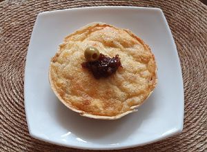 Una foto de Quiche de jamón y queso a mi manera