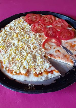 Una foto de Pizza casera