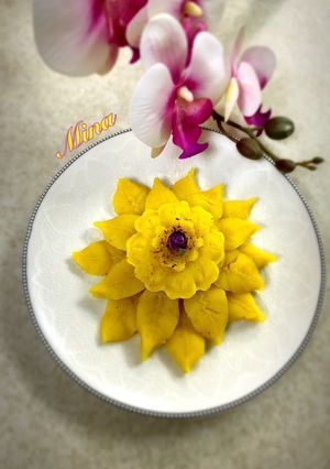 عکسی از دستور حلوا تخم مرغی