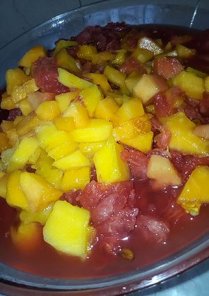 A picture of Fruit salad.