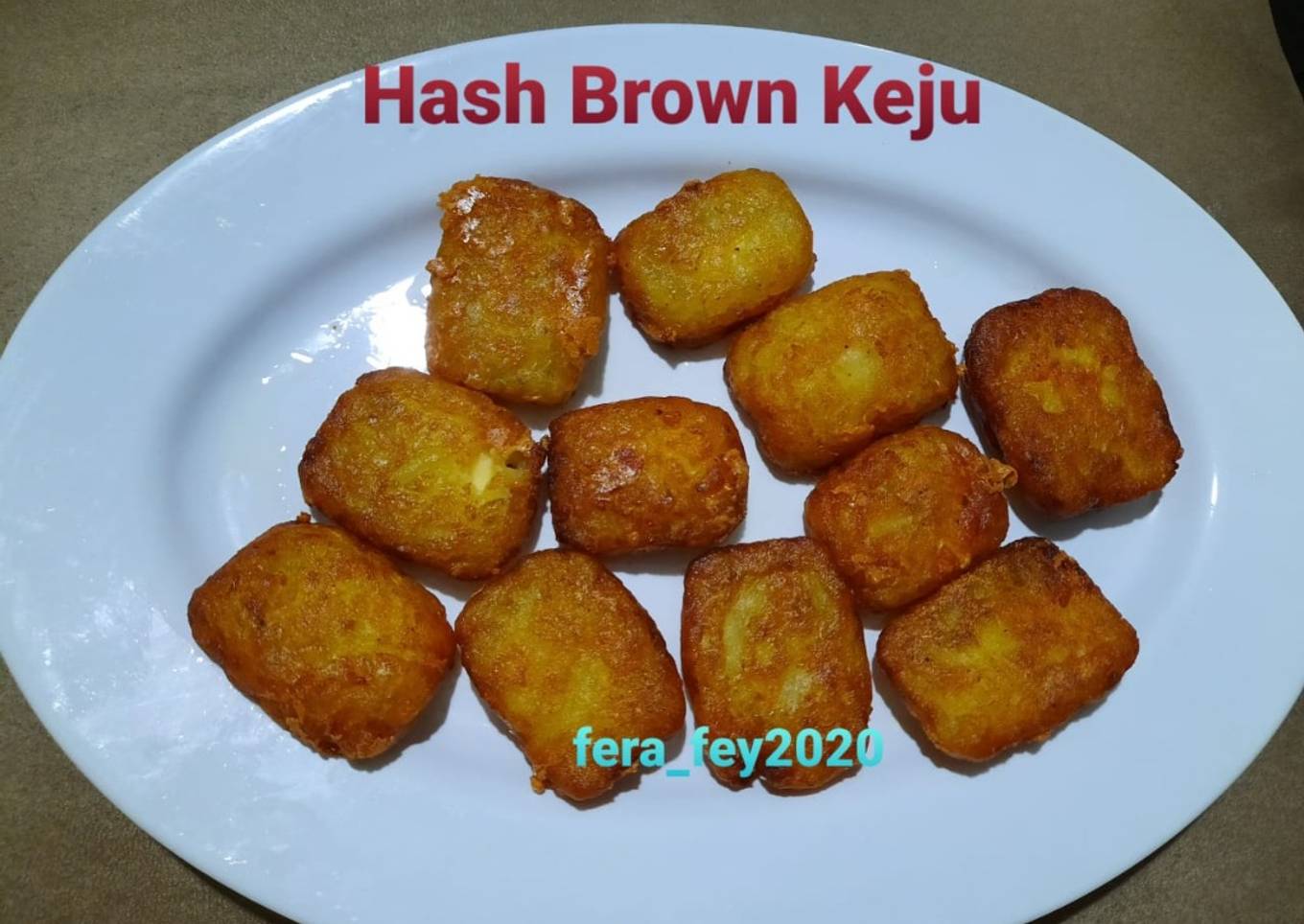 Hash Brown isi keju