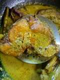 Shorshe bata die Macher jhol/fish curry with Mustard paste