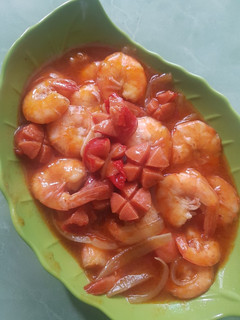 Foto resep Udang Asam Manis Pedas
