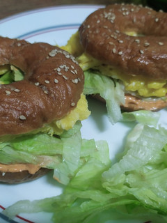 Una foto de Bagels de tortilla