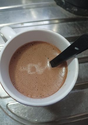 Una foto de Café de chocolate