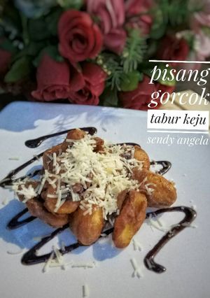 Foto resep Pisang goreng cokelat tabur keju