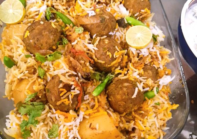 Kofta biryani