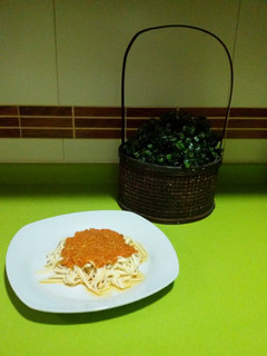 Una foto de Tallarines con atún con thermomix